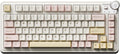 Aula AU75 Wireless Mechanical Keyboard, Hot Swap Gasket Gaming Keyboard with Knob, BT/2.4G/Wired Custom Keyboard, 4000mAh Battery, 75% Five-Layer Padding PBT Keycaps, RGB Side-Strip for Win/Mac/PC
