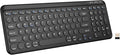 TECKNET Wireless Keyboard Bluetooth & 2.4G USB, Up to 4-Device Connection, USB C Rechargeable Battery, Quiet Typing, Compact Layout, 7° Ergonomic Tilt, Compatible with Windows/Android/iOS, Deep Back
