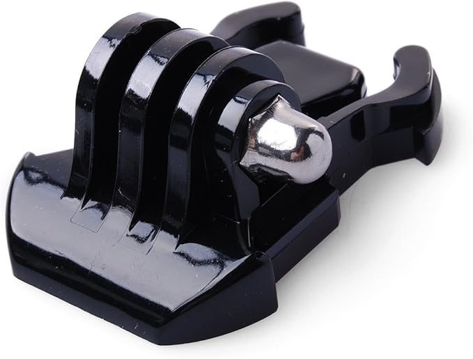 QKOO 5X Quick Release Buckle Clip Basic Base Mount for GoPro Hero 13, 12, 11, 10, 9, 8, 7, 6, 5, 4, Session, 3+, 3, GoPro MAX, Hero (2018), Fusion, DJI Osmo Action, AKASO, SJCAM, Action Cameras