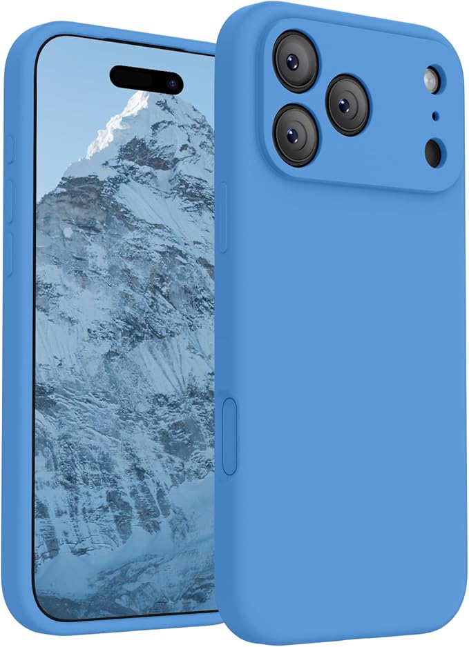 FireNova Magnetic for iPhone 17 Pro Max Case, Compatible with MagSafe, [Integrated Silicone Camera Control Button] [Camera Protection] Anti-Scratch Microfiber Lining Phone Case, 6.9", Blue