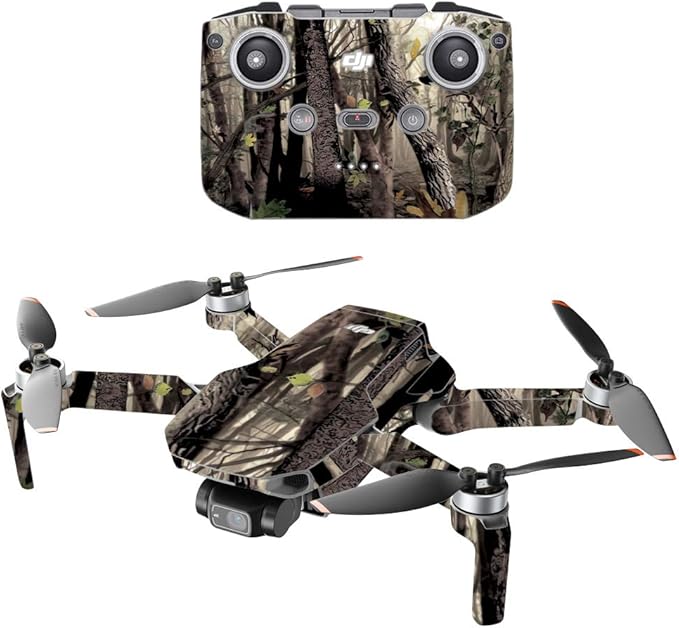 MightySkins Compatible with DJI Mini 2 Portable Drone - Tree Camo | Protective, Durable, and Unique Vinyl Decal wrap Cover | Easy to Apply, Remove, and Change Styles | Made in The USA