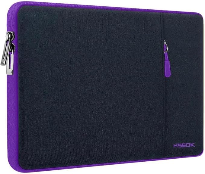 Hseok Laptop Sleeve 15.6 16 inch Case Compatible with MacBook Neo 16, MacBook Pro 16" M5/M4/M3/M2/M1, MacBook Air Pro 15", XPS 16, Most 15" 15.6" 16" Notebooks,B02K07