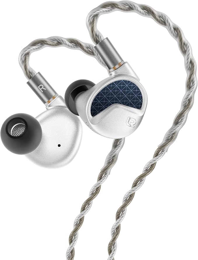 Letshuoer Astralis 15.5mm 5th-Generation Planar Diaphragm Driver Hi-Fi in-Ear Monitors, HiFi Wired in Ear Earbuds, Planar IEMS with Detachable Silver-Plated Copper Cable for Audiophiles Musicians