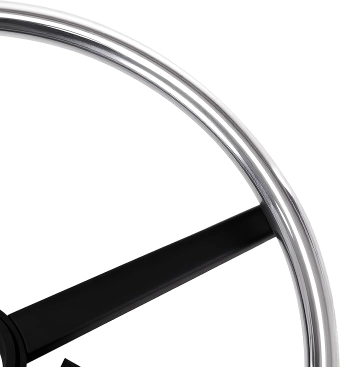 Frassie 17.7 inch Metal Chrome Office Stool Foot Rest Ring, Black Studio Drafting Chair Footrest Ring (Silver)