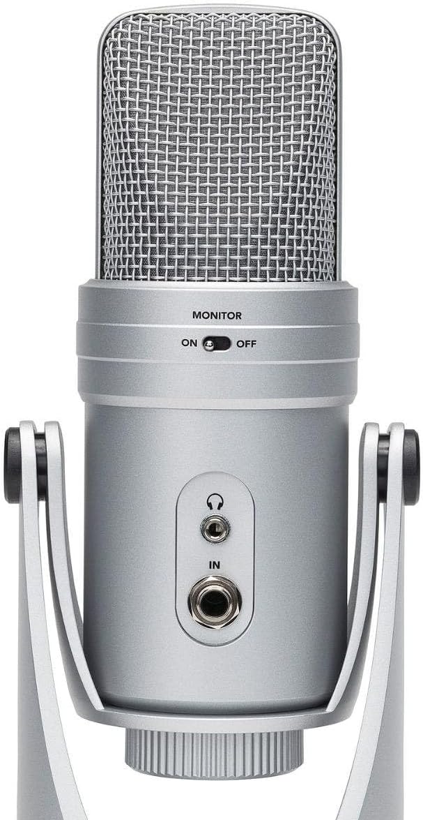 SAMSON G Track Pro USB Microphone with Built in Audio Interface Silver