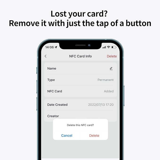 SwitchBot Card for Unlocking Your SwitchBot Lock via Keypad or Keypad Touch (3 Pack)