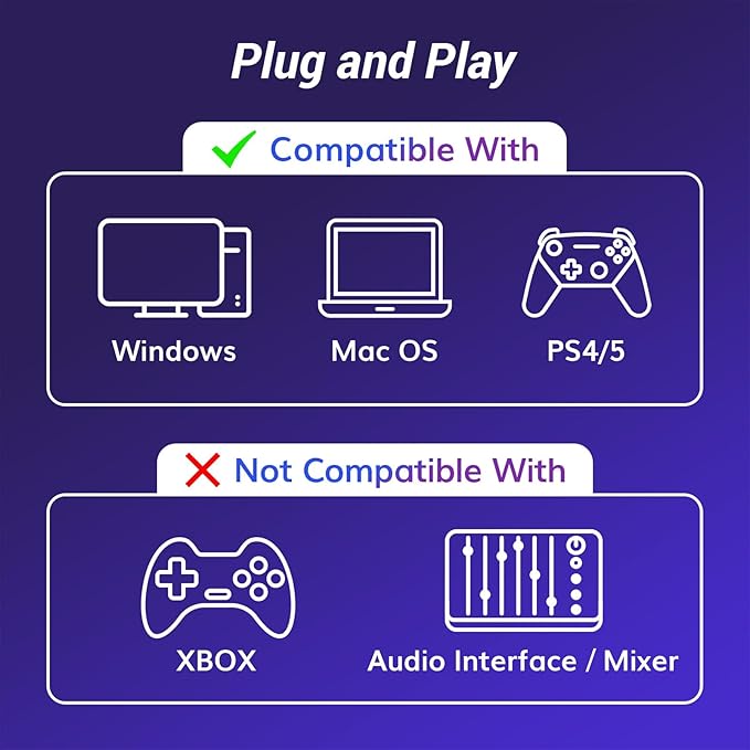 TONOR USB Gaming Microphone, RGB Streaming Microfono Set, PC Podcast Recording Computer Mic for PS4/5, Discord, Twitch, Cardioid Condenser Mic with Adjustable Boom Arm Stand TC30S+