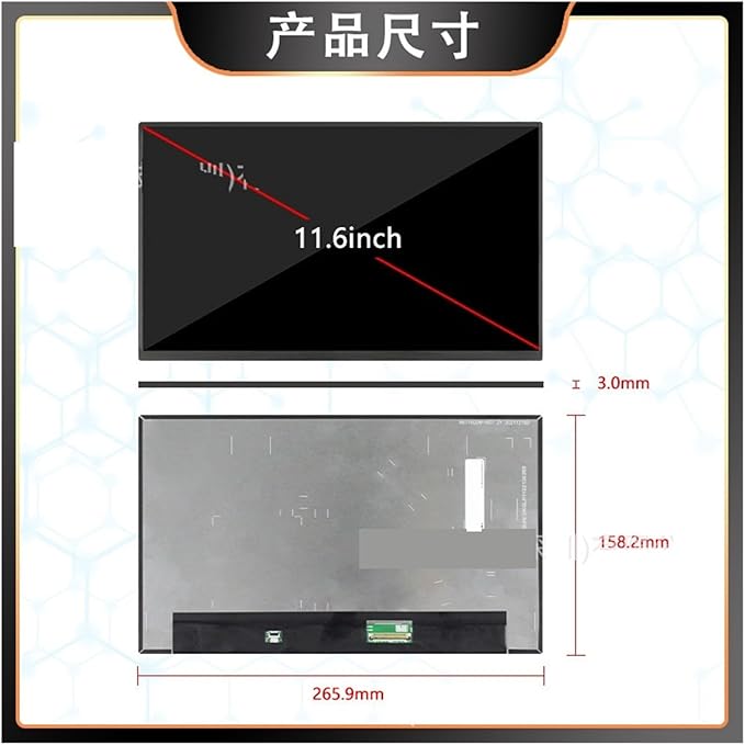 11.6-inch HD 4K NV116QUM-N31 Portable LCD Display(Lcdscreen driverboard)