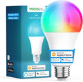 VOCOlinc Smart Light Bulb Works with Apple Homekit, Alexa, Google Home, Dimmable WiFi Smart Bulbs, 850 Lumens, E26 LED Smart Bulb 60 Watt Equivalent, A21, 2200K-7000K RGBW, 9.5W, 1 Pack