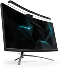 Luqeeg Curved Monitor Light Bar, Computer Monitor Lamp, Touch Dimming Screen Light Bar LED Monitor Light Reading Light with 3 Color Temp Modes & 7 Color RGB Adjustable for Office Home