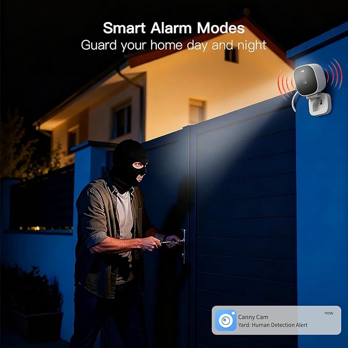 VIMTAG 5G/2.4G 4MP Cameras for Home Security-Outdoor/Indoor Camera for Dog/Cat/Pet/Nanny/Baby, Wired, Color Night Vision, Free AI Detection, 2-Way Audio, 24/7 SD Recording,Support Alexa Cloud SD Card