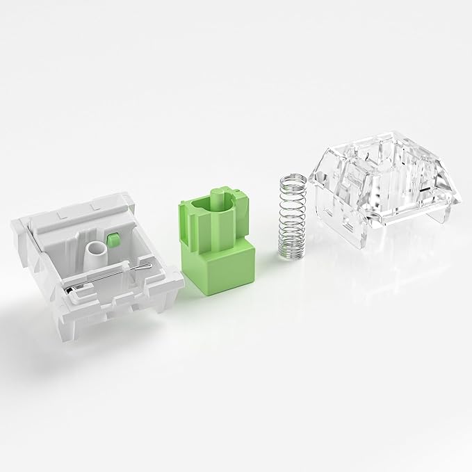 Kailh Box Jade Switches for Mechanical Gaming Keyboard,3-Pin 50gf Clicky/lubed/Dust&Waterproof Switches(36Pcs,Kailh Box Jade)