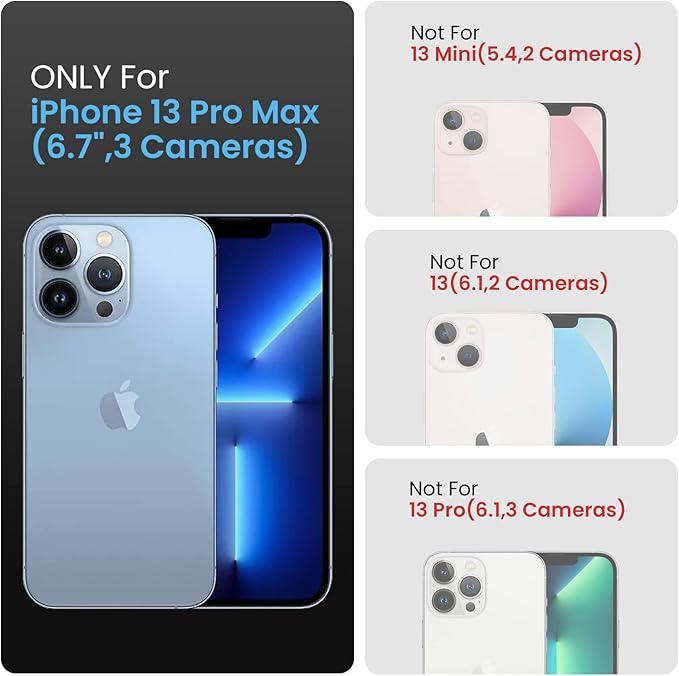 FireNova Designed for iPhone 13 Pro Max Case, Silicone [Camera Protection] Phone Case, Soft Anti-Scratch Microfiber Lining Inside, 6.7 inch, Light Blue