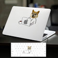 DTangLsm Compatible for MacBook Air 15 inch Case M5 2026 2025-2023 A3448 M4 A3241 M3 A3114 M2 A2941, Clear Plastic Hard Shell Cover for MacBook Air 15 Laptop M5 Case & Keyboard Cover, Hard-working Dog