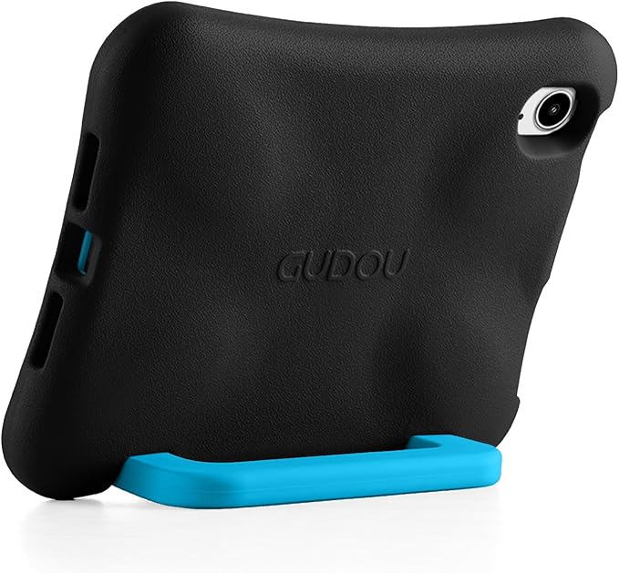 Kids Case for iPad mini 7 (A17 Pro) 2024 /iPad Mini6 2021, Light Weight Heavy Duty/Shockproof/Drop Proof with Handle/Kickstand, Child Friendly Cover for iPad mini 7th/6th Gen 8.3inch (Black)