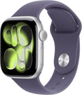 Apple Watch Series 11 [GPS + Cellular 42mm] Smartwatch with Silver Aluminum Case with Purple Fog Sport Band - S/M. Sleep Score, Fitness Tracker, Health Monitoring, Always-On Display, Water Resistant