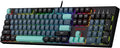 Redragon K582 SE Wired RGB Gaming Keyboard, 104 Keys Mechanical Keyboard w/Mixed Color Round PBT Keycaps, Dynamic 16.8M RGB Backlit & Linear Red Switch, Redefine Software Supported