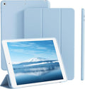 Smart Case for iPad 10.2 Inch 2021/2020/2019, for iPad 9th/8th/7th Generation Without Pencil Holder, Shockproof Cover with Soft TPU Back, Thin& Lightweight, Auto Sleep/Wake, Sky Blue