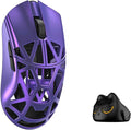 MK x WLMOUSE Beast X Mini Pro Wireless 8K Mouse with Solid Sides (OM Optical, Purple)