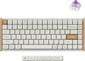 Keychron K2 HE Rapid Trigger Wireless Custom Keyboard with Hall Effect Gateron Double-Rail Magnetic Switch, 2.4 GHz QMK Bluetooth 5.2 RGB Compatible with Mac Windows Linux (Aluminum + Wood)