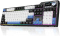 DAIDAI×AJAZZ AK35I V3 Full Size Hot Swap Mechanical Gaming Keyboard with Screen & Knob 2.4G/BT/USB-C Gasket Keyboard FR4 Plate 8000mAh Battery South Facing LED RGB (Avocado Axis)