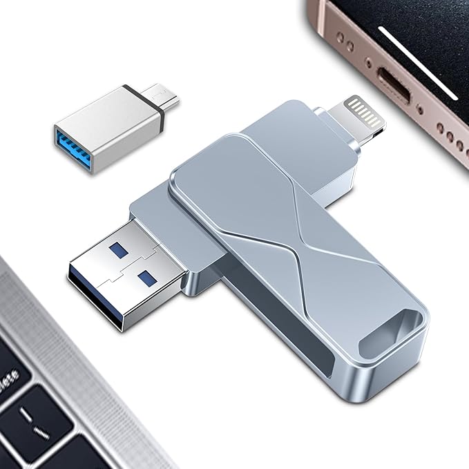 512GB USB Flash Drive High-Speed Thumb Drive- Portable Jump Drive for Data Storage, Backup, and File Transfer for PC Laptop Desktop (Grey, 512)
