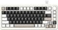 ATTACK SHARK X85Pro 75% Triple-Mode Mechanical Gaming Keyboard,Hot Swappable,2.4GHz Wireless/Bluetooth/USB-C,TFT Display & Knob,RGB,Gasket Mount,QMK Custom for PC/MAC-Cheese/Linear Blueberry Switch