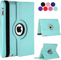 Vultic Rotating Case for iPad Pro 9.7 inch (2016), 360 Degree Stand [Auto Sleep/Wake] Folio PU Leather Smart Cover (Light Blue)