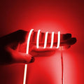 3mm COB Strip Light, DC 12V Red 16.4ft Flexible Cuttable Ultra-Thin LED Tape CRI>90 Uniform Dotless 400LEDs/M LED Light for Christmas Bedroom Home Kitchen Cabinet Decor (NO Power Supply)