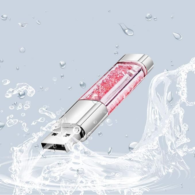 USB Flash Drive, 8GB / 16GB / 32GB USB2.0 USB Memory Stick Date Storage Pendrive Thumb Drives (16GB, Light Pink)