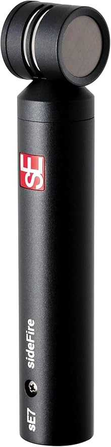 SE ELECTRONICS sE7 sideFire XLR Small Diaphragm Condenser Microphone with 90° Rotated Capsule - Professional Instrument Microphone for Drums & Guitar in Studio or on Stage - Music Recording Mic