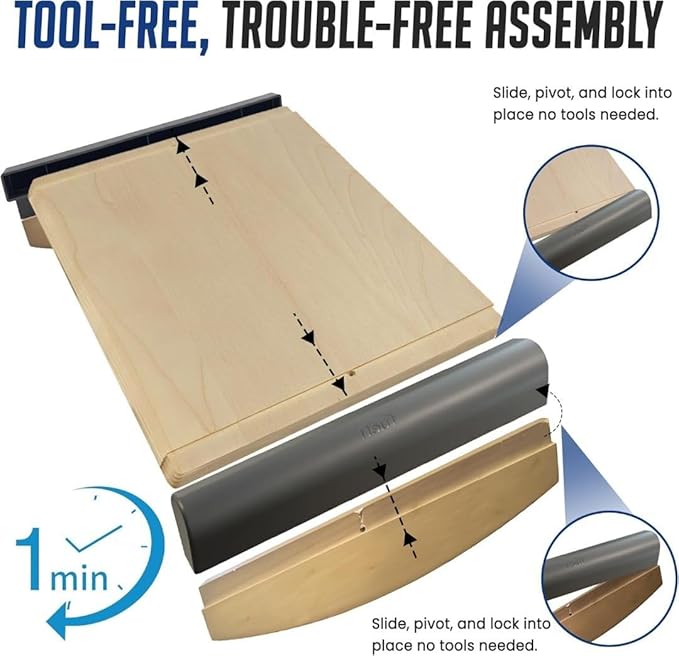 Tiel Ergonomic Foot Rest for Under Desk at Work, Rocking Footrest with Comfort Support, Office Foot Stool for Desk Chair, Leg Rest Stand for Home and Remote Office