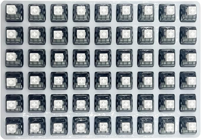 Kailh Box White V2 Switch for Mechanical Gaming Keyboard, 5 Pin Clicky Switch （Box V2 White,108PCS）
