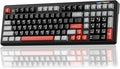 LINGBAO K98 Wireless Mechanical Gaming Keyboard, Tri-Mode BT5.0/2.4GHz/USB-C, Gasket Custom Hot-Swappable Linear Switches Creamy Keyboard with Number Pad, RGB Backlit Gaming Keyboard for PC Laptop