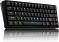 OOCTPK Chilkey ND65 Wireless Aluminum Mechanical Keyboard, 65% Layout Portable Gaming Keyboard, Tri-Mode BT5.0/2.4GHz/USB-C Hot Swappable Custom RGB Backlit Key Board for Laptop Office PC - Black