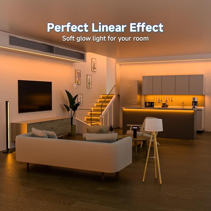 6.56FT/2M 5V USB LED Light Strip Orange Flexible High Density COB Strips 640LEDs, 8mm LED Tape for Under Cabinet Bedroom No Controller and Power