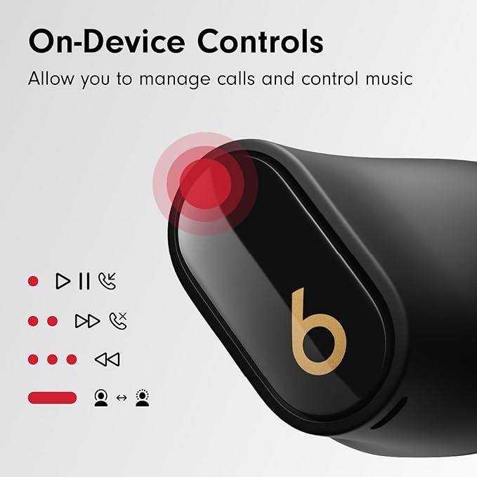 Beats Studio Buds + - Black / Gold with AppleCare+ (2 Years)