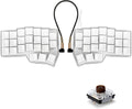 YIVU Corne LP Low Profile Split Ergonomic Keyboard, 40% Ortholinear Hot-Swappable Mechanical Keyboard with RGB Backlight, Vial Programmable for Programmers and Typists