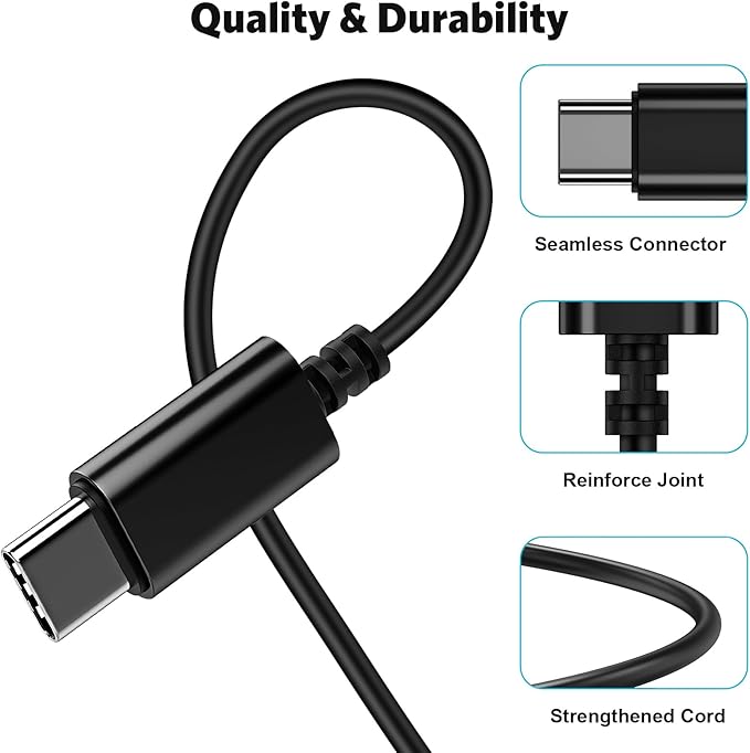USB C Headphone,COOYA Type C Wired Earbuds Magnetic Bass Noise Canceling In-Ear Earphones+Mic for iPhone 17 16 15 Pro Max iPad 10 Pixel 9 8 for Samsung Galaxy S25 Ultra S24 S23 A16 A56 for OnePlus 13