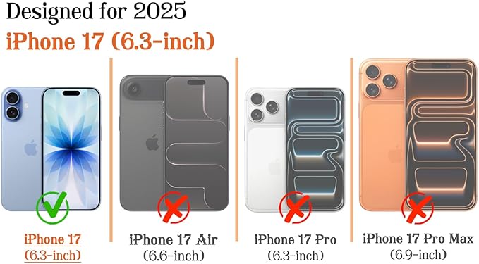 Magnetic for iPhone 17 Case Cute Wavy Stripes Phone Case, Shockproof Slim TPU and Hard PC Protective Phone Cover Compatible with MagSafe Designed for Women Girls, Pink