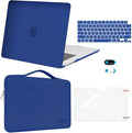 MOSISO Compatible with MacBook Air 15 inch Case M5 2026 M4 2025 M3 M2 2024 2023 A3448 A3241 A3114 A2941,Protective Hard Shell&Carrying Sleeve Bag&Keyboard Cover&Webcam Cover&ScreenFilm, Royal Blue