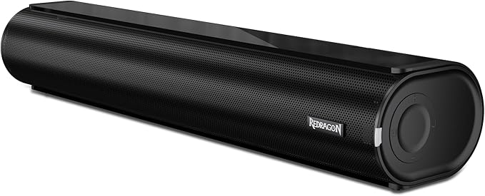 Redragon GS821 Soundbar for TV, Home Theater Audio Sound Bar with HDMI ARC/Optical/BT 5.3, Hi-Fi Stereo System with 3 EQ Modes, Remote Control & Wall Mountable, Compact Speaker for TV & PC