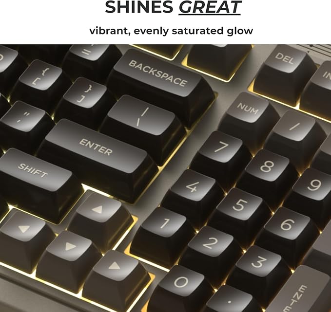 FL·ESPORTS OG98 Retro Tri-Mode Mechanical Keyboard, 96% Gasket Mount Hot Swappable Gaming Keyboard, SA Profile PBT Keycaps, 4000mAh for Mac/PC - Tactile Switches | Brown