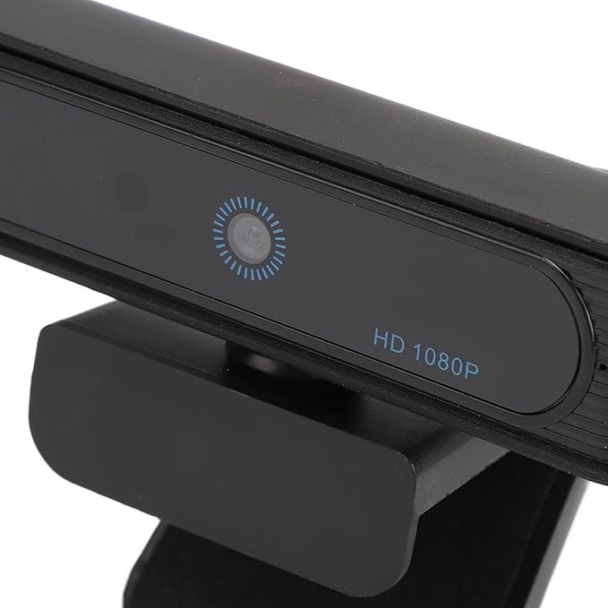 4K Webcam for PC, IR Recognition Camera with Full HD Wide Angle Lens, 1080p HD Video Conferencing Camera for Computer Laptop, Compatible with 10 and 11