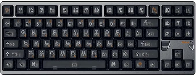 ATK x QK Hex80 HE Magnetic Gaming Keyboard, 80% TKL, CNC Aluminum, Hall-Effect Ti Switches, 8 kHz Polling, Rapid Trigger, RGB Backlight (Gery)