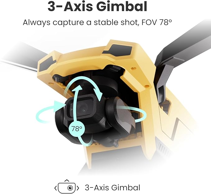 Falcon Mini Drone with a Charging Hub, Max Speed 16m/s, 1 Battery for 34-Min Max Flight Time, 249g