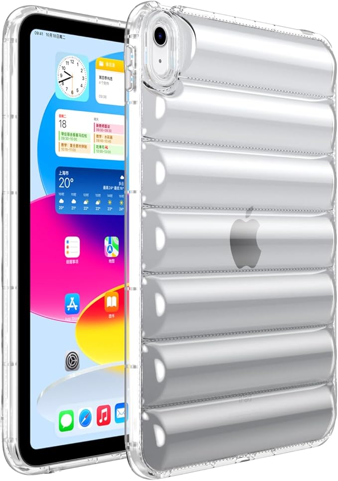 for iPad (A16) 11th Generation Case 11 inch 2025/iPad 10th Generation 10.9 inch (2022) Shockproof Soft TPU Back Cover Silicone Bumper Anti-Yellowing Lightweight Protective Clear Shell, Clear
