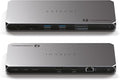 Satechi Thunderbolt 4 Dock 100W Charging, Dual Monitor HDMI 4K/60Hz, 40Gbps Data Transfer, 2 USB-A 3.2, Ethernet, Thunderbolt 4 Dock for MacBook Air/Pro M5, Mac/Windows, DisplayLink Software Required