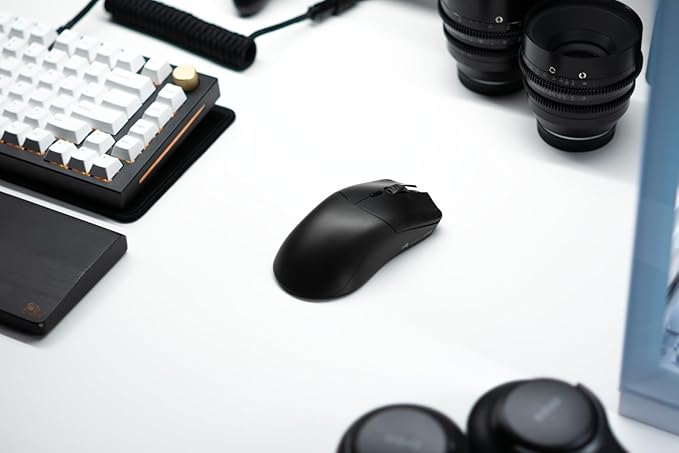 GLORIOUS Gaming Model O 2 PRO Wireless Gaming Mouse - 2.4GHz Wireless 1ms delay, 100M clicks, 57g Ultralight, Long Battery Life, 26K DPI BAMF 2.0 Sensor, Ambidextrous, 6 Buttons, PTFE Feet