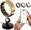 2026 Smart Ring for Women & Men Health Fitness Tracker for Daily Activity Workouts | Heart Rate Sleep Blood Oxygen Steps Cycle Monitoring Meditation | No Subscription Required (Gold, #11)